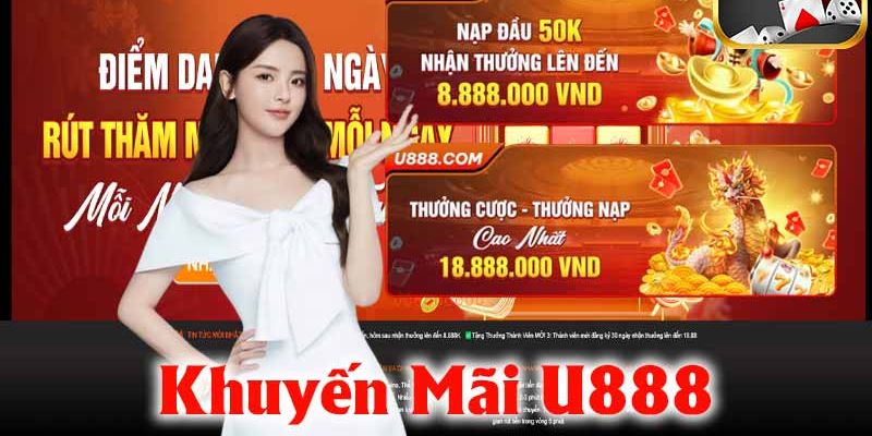 Cách nhận khuyến mãi U888